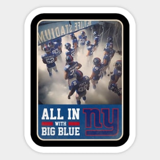 New York Giants Football Sticker